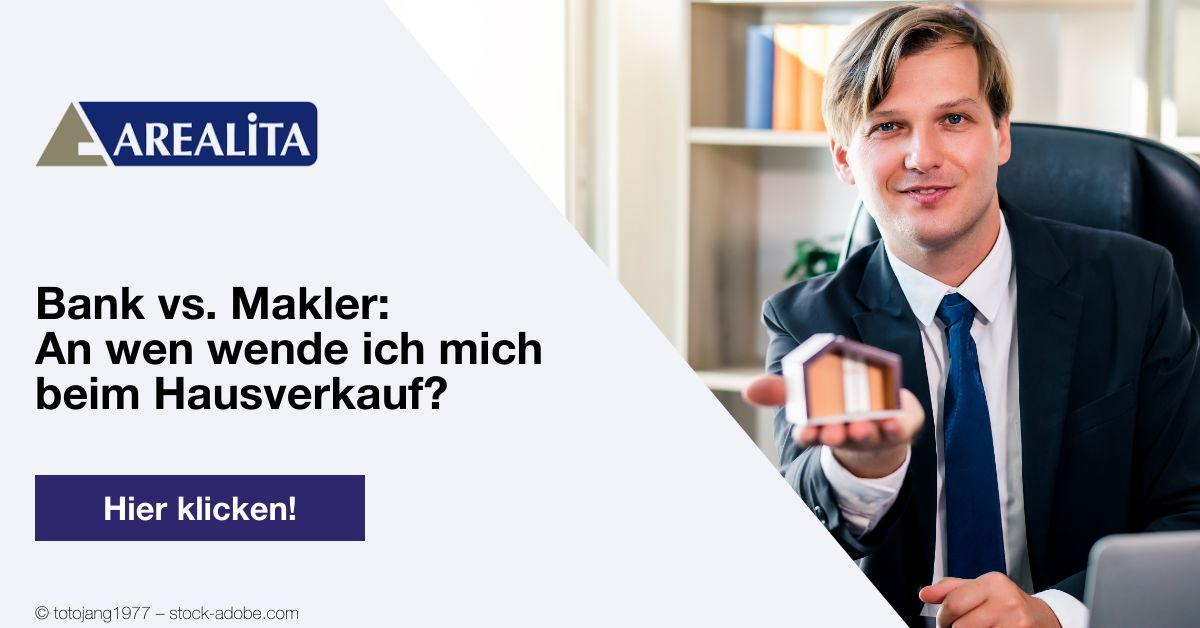 Bank vs. Makler An wen wende ich mich beim Hausverkauf?