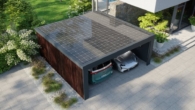 Bild - Energiegarage Deluxe Wood – Doppelgarage mit PV & Wallbox & Speicher