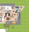 Grundriss - Gartenwohnung nahe Technik Uni Innsbruck mit 88 m² Wohnfläche und 250 m² Eigengarten